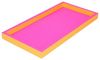Giftcompany Getränkeuntersetzer Tablett Neo Rechteckig Neon Pink Neon Orange (30x15 cm) Bild 4