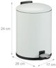 Relaxdays Bad Mülleimer 3 l Softclose Bild 5