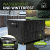 Juskys Gartenmöbel Abdeckplane CoverSafe Pro 120x90x75 cm - winterfest & wasserdicht - Schutzhülle für Gartentisch, UV-Schutz, Abdeckhaube Gartentisch Bild 4