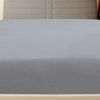 vidaXL Spannbettlaken Jersey Grau 180x200 cm Baumwolle 136208 Bild 3