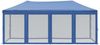 vidaXL Partyzelt Faltbar mit Seitenwänden Blau 3x6 m 93549 Bild 3