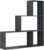 VCM Standregal Dubila 919175 Anthrazit H. 123 x B. 117 x T. 29 cm Bild 2