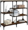 vidaXL Konsolentisch Braun Eichen-Optik 103x32x95 cm Holzwerkstoff 833954 Bild 3
