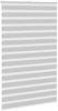 vidaXL Doppelrollo Hellgrau 140x200 cm Stoffbreite 135,9 cm Polyester 4014477 Bild 3