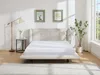 Vente-unique - PENAVI Bett Stoff Beige - B 229 cm x H 103 cm x L 196 cm Bild 2