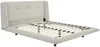 Vente-unique - PENAVI Bett Stoff Beige - B 229 cm x H 103 cm x L 196 cm Bild 3