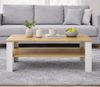 VCM Beistelltisch & Couchtisch Rolas 921268 Weiß / Honig-Eiche H. 44 x B. 100 x T. 55 cm Bild 4