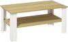 VCM Beistelltisch & Couchtisch Rolas 921268 Weiß / Honig-Eiche H. 44 x B. 100 x T. 55 cm Bild 2