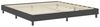 vidaXL Boxspring-Bettgestell Grau Stoff 200x200 cm 287459 Bild 3