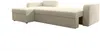 Vente-unique - ONABIA Sofa StoffSamt Beige - B 139 cm x H 80 cm x L 240 cm Bild 5