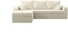 Vente-unique - ONABIA Sofa StoffSamt Beige - B 139 cm x H 80 cm x L 240 cm Bild 3