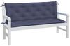 vidaXL Gartenbank-Auflagen 2 Stk. Marineblau 150x50x7 cm Oxford-Gewebe 379085 Bild 3