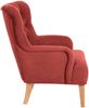 Sessel Kaiya Bezug Veloursstoff Buche natur / terracotta 21241 Bild 3