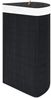 vidaXL Eck-Wäschekorb Bambus Schwarz 60 L 320762 Bild 5