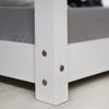 Kinderbett Kinderhaus Spielbett Hausbett Holzbett weiss 80 x 160 cm Bild 5