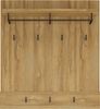 Garderobenpaneel Coswig / Cortina, Holzwerkstoff, Holzfarben, 93 x 47 x 38 cm Bild 2