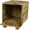 Kistenkolli Altes Land Allzweckkiste Katzenbett in geflammt mit Kissen Katzenhöhle 50x30x34cm (Spar-Set, 1er Set) Bild 4
