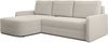 AX LIVING Ecksofa mit Schlaffunktion Nebbiolo 250 cm breit – beige Eckcouch Bild 4
