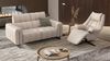 Sofanella 2-Sitzer Veneto Ledersofa Ledergarnitur verstellbar in Braun Bild 5