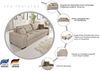 COLLECTION AB Schlafsofa Kreta, B: 248 cm, Liegefl. 137x195 cm, Bettfunktion, Bettkasten & 2 Zierkissen, optional mit Topper Bild 3
