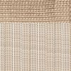 Fadenvorhang mit Stangendurchzug, individuell kürzbare Gardine, moderner und eleganter Dekorationsartikel in vielen Farben und Ausführungen Stangendurchzug Creme 90x250 cm Bild 3