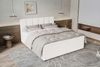99rooms Bergamo Boxspringbett Webstoff MALMO_NEW Weiß 180x200 cm ohne Topper Bild 3