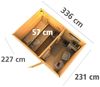 Karibu Sauna Skrollan 2 naturbelassen + 9 kW BIO-Kombiofen mit ext. Steuerung Easy Moderne Tür Bild 5