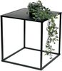 DanDiBo Couchtisch Schwarz Metall S Beistelltisch Wohnzimmer 96252 Tisch Beistelltisch 42 cm Sofatisch Küchentisch Modern Bild 5