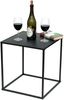 DanDiBo Couchtisch Schwarz Metall S Beistelltisch Wohnzimmer 96252 Tisch Beistelltisch 42 cm Sofatisch Küchentisch Modern Bild 4