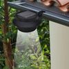 vidaXL Solar-Außenleuchten für Zaun 12 Stk. LED Schwarz 277122 Bild 2