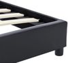 vidaXL Bettgestell Schwarz Kunstleder 180x200 cm 284773 Bild 5
