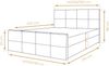AX LIVING Boxspringbett Beige Aleyna Bett 180 x 200 mit Bettkasten Bild 4