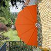 vidaXL Faltbarer Terrassen-Seitenfächer Terracotta-Rot 160 cm 44579 Bild 4