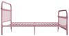 vidaXL Bettgestell Rosa Metall 180x200 cm [284515] Bild 4
