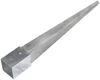 vidaXL Erdspieße 12 Stk. Silbern 10×10×91 cm Verzinkter Stahl 145424 Bild 3