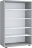 VCM Schuhschrank Lona 917831 Grau H. 110 x B. 70 x T. 37 cm Bild 2