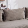 YakoHome Modulsofa Grau 272x174x75 cm – Vollmontiertes Sofa mit Chaiselongue, bequemer Polsterung und zeitlosem Design für Wohnzimmer, Schlafzimmer oder Gästezimmer Bild 4