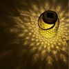 Lumineo LED Solarleuchte, Dauerlicht, warmweiß, Solar Laterne Gartenbeleuchtung 13,5x17 cm Glas 1 Stück sortiert Bild 4