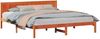 vidaXL Bettgestell Braun 200 x 200 cm Massivholz Kiefer 872178 Bild 2
