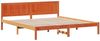 vidaXL Bettgestell Braun 200 x 200 cm Massivholz Kiefer 872178 Bild 4