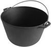 6L Kazan Schwenktopf Gusseisen Kasan mit Deckel aus Gusseisen Campingtopf Kessel Bild 3