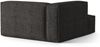Micadoni Recamiere Nuria Groß 1-Sitzer Links Boucle Anthrazit Bild 3
