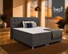 Best for Home Boxbett Neo Sawana Bonellfederkernmatratze mit 5 cm Topper (Komplettbett, 4-St, 90x200 120x200 140x200 160x200 180x200 200x200), 7-Zonen-Bonnellfederkernmatratze, ergonomischer Schlafkomfort Bild 3