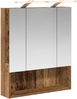 vidaXL Badezimmerspiegelschrank mit Regal Altholz 60 x 14.5 x 70 cm 889197 Bild 2