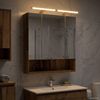 vidaXL Badezimmerspiegelschrank mit Regal Altholz 60 x 14.5 x 70 cm 889197 Bild 4