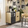 SoBuy FSB103-N Sideboard, MDF, Lackiert, Helle Eiche, 107 x 85 x 40 cm Bild 2
