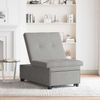 Schlafsofa Ausziehbar, Moderne Sofa Hellgrau 194 x 67 x 82 cm Mikrofaser Bild 3