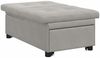 Schlafsofa Ausziehbar, Moderne Sofa Hellgrau 194 x 67 x 82 cm Mikrofaser Bild 4