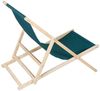 Melko Gartenstuhl Strandliege Liegestuhl Gartenliege Holz Freizeitliege Campingliege (Stück, 1 St), Inkl. Sicherung gegen ungewolltes Zusammenklappen Bild 4