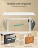 Songmics Höhenverstellbarer Schreibtisch elektrisch, 60x120 x (72-120) cm, Verstellbarer Tisch, Memory-Funktion für 4 Höhen, für Homeoffice, Arbeitszimmer, wolkenweiß Bild 4